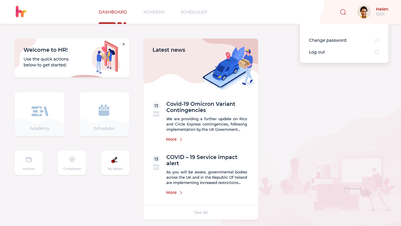 Webx HR demo